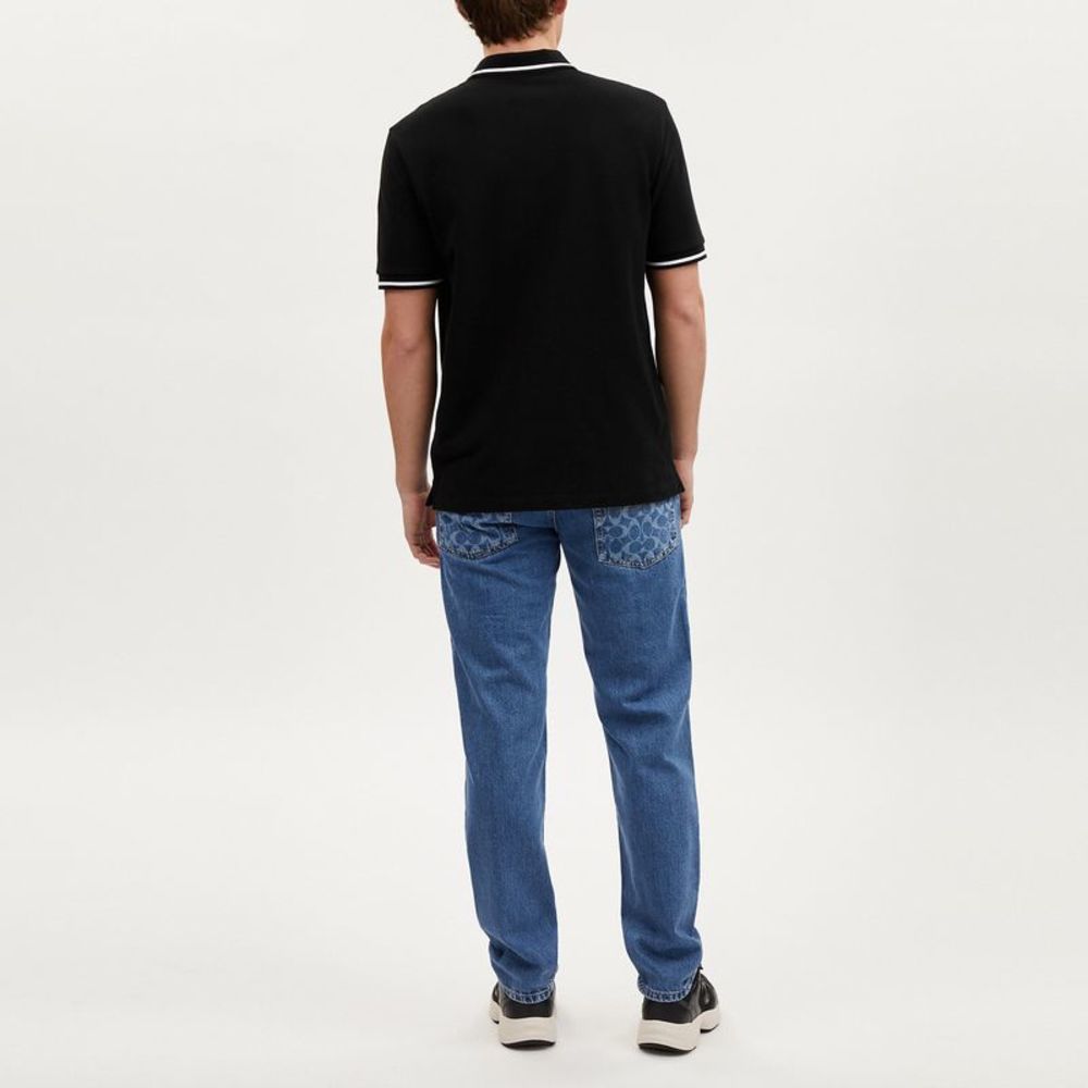 NWT Coach Outlet Signature Trim Polo - Picture 3 of 5